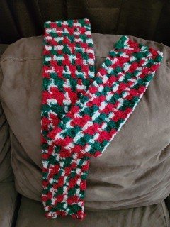 Red, White, and Green Scarf product image (1)