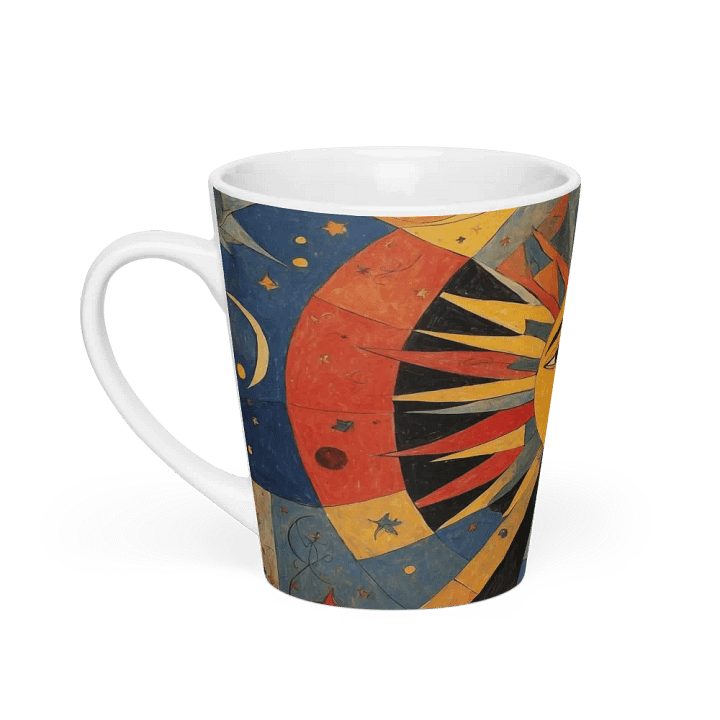 Celestial Sun Face Latte Mug product image (1)