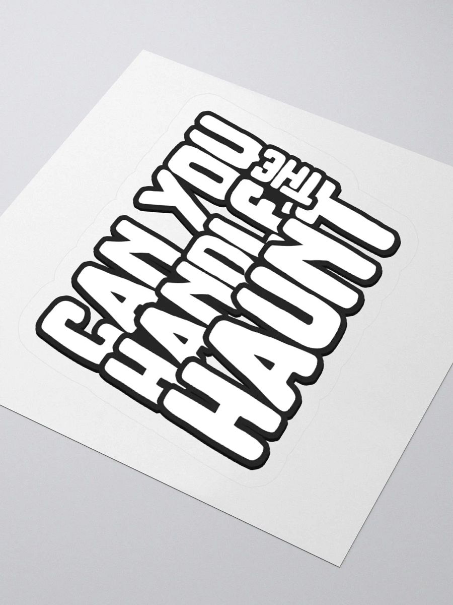 Ghosts & Ghoulies Can You Handle the Haunt Stickers product image (2)