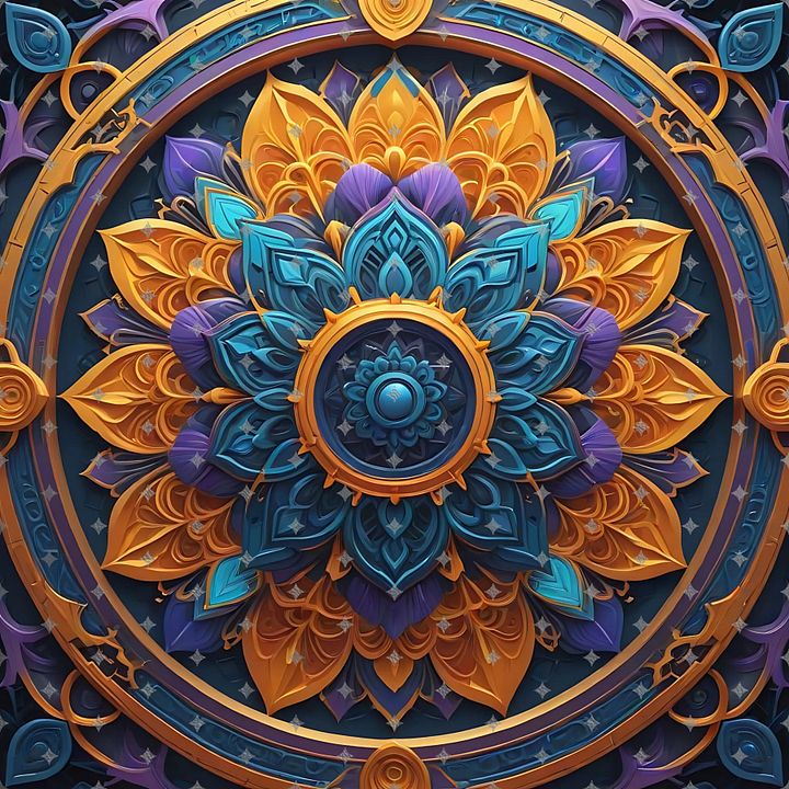 Flower Royale Wind Spinner Design PNG product image (2)