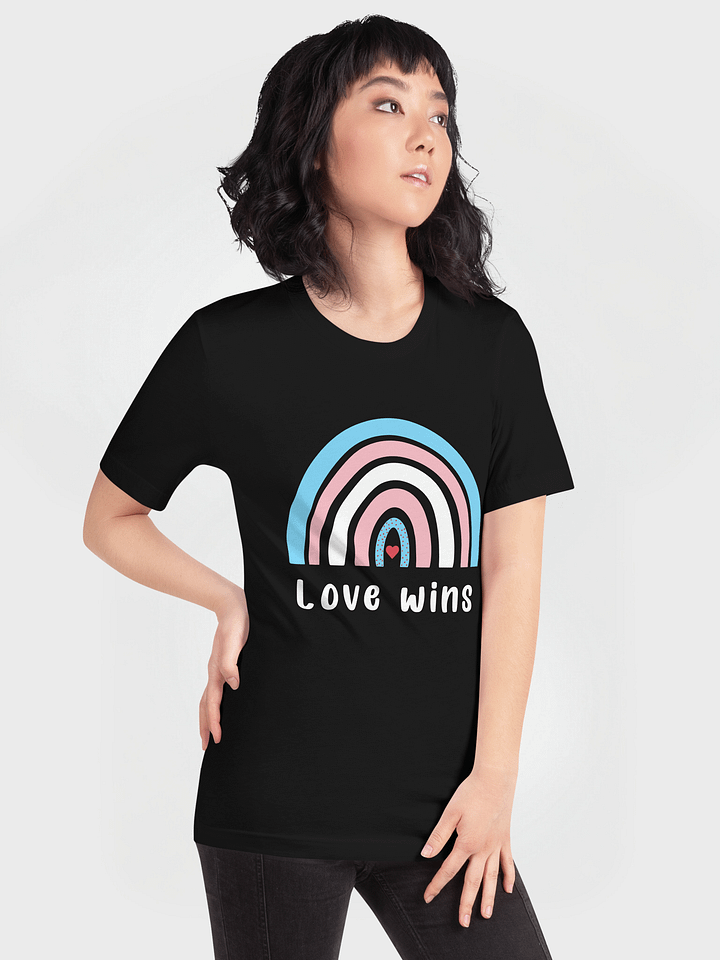 Love Wins LGBTQ Transgender Pride Rainbow T-Shirt product image (1)