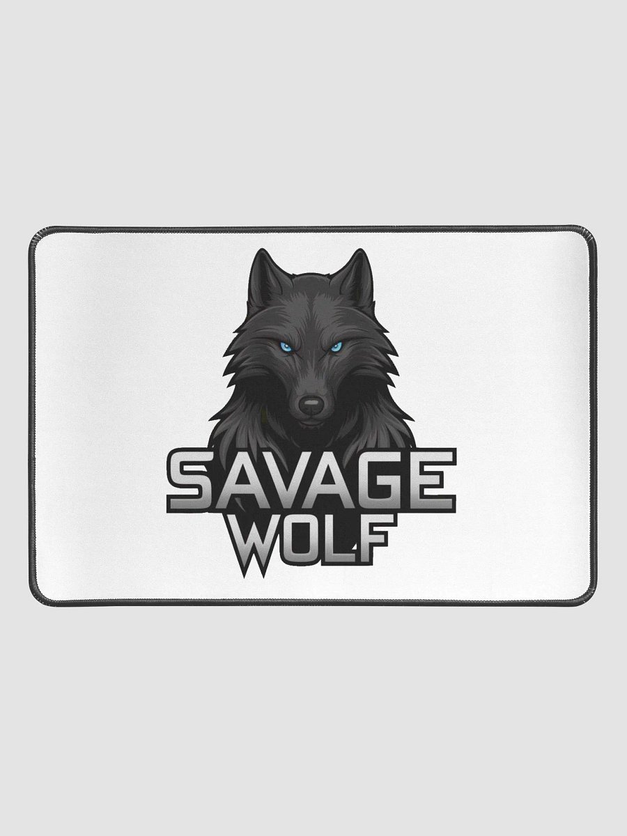 Savage Wolf Desk Mat 12x18 product image (1)