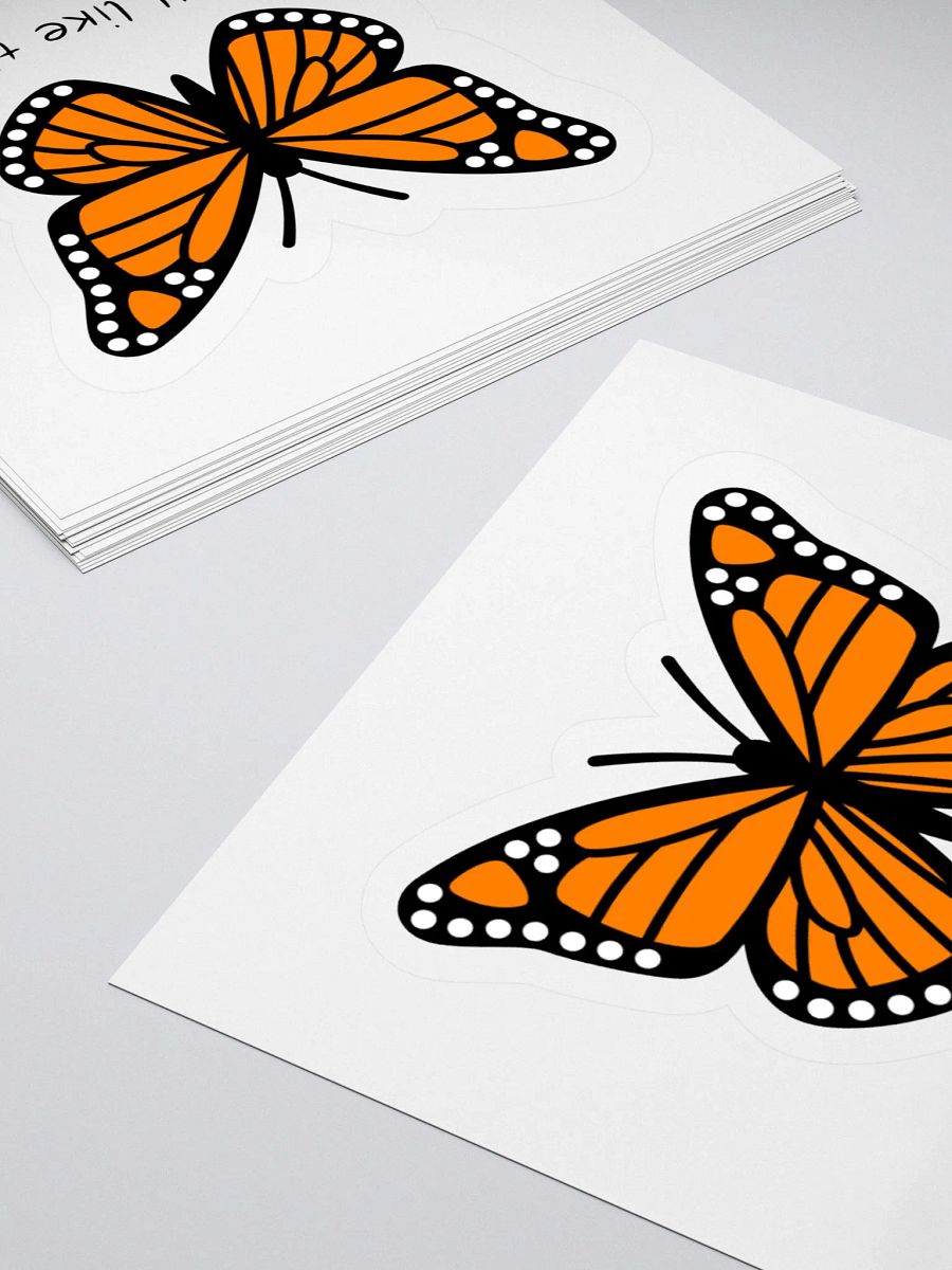 "Chill like that" butterfly Kiss Cut Sticker product image (12)