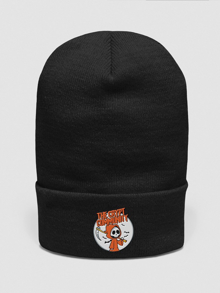 Crypt Community Embroidered Beanie product image (1)