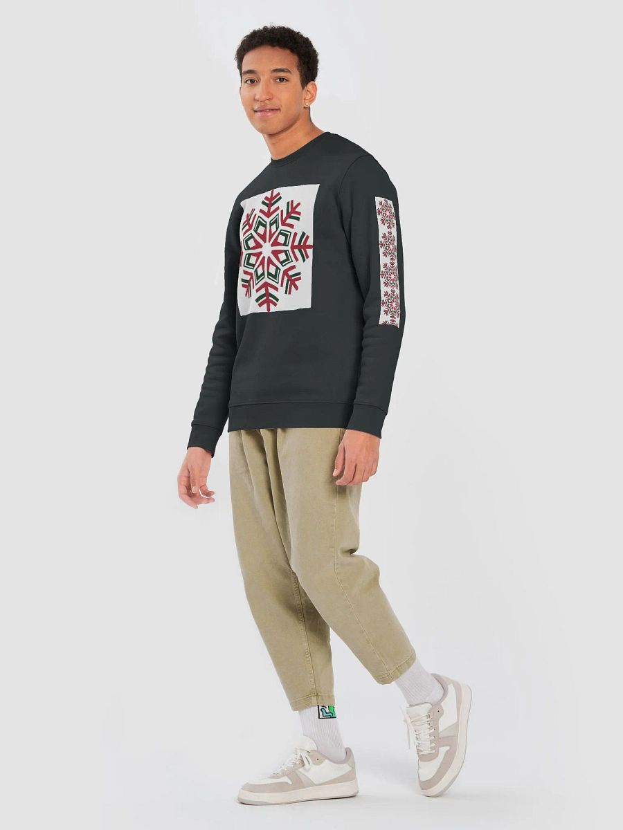 Modern Snowflake Symmetry Eco Sweatshirt product image (9)
