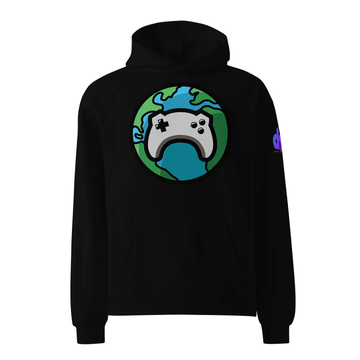 One Of Us w/ d2h Logo on Sleeve Oversized Pullover Hoodie product image (1)