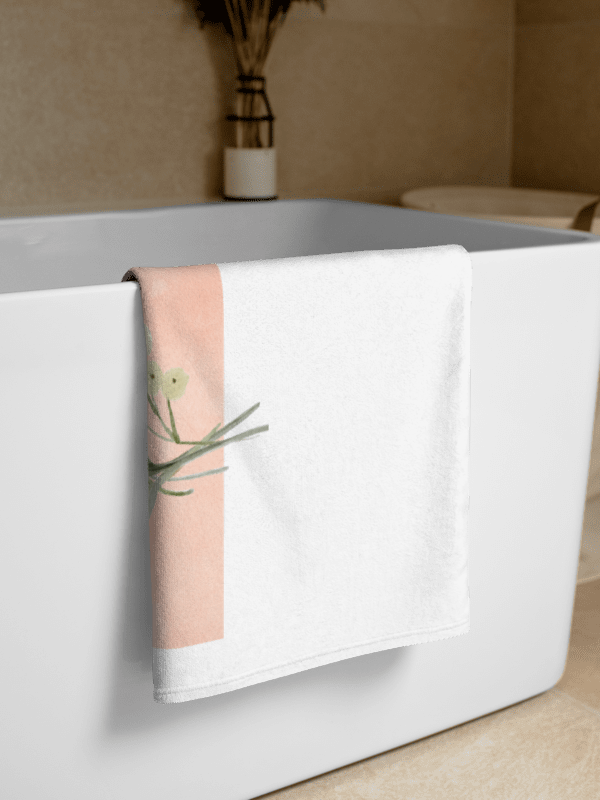 Pastel Floral Towel #1 product image (2)