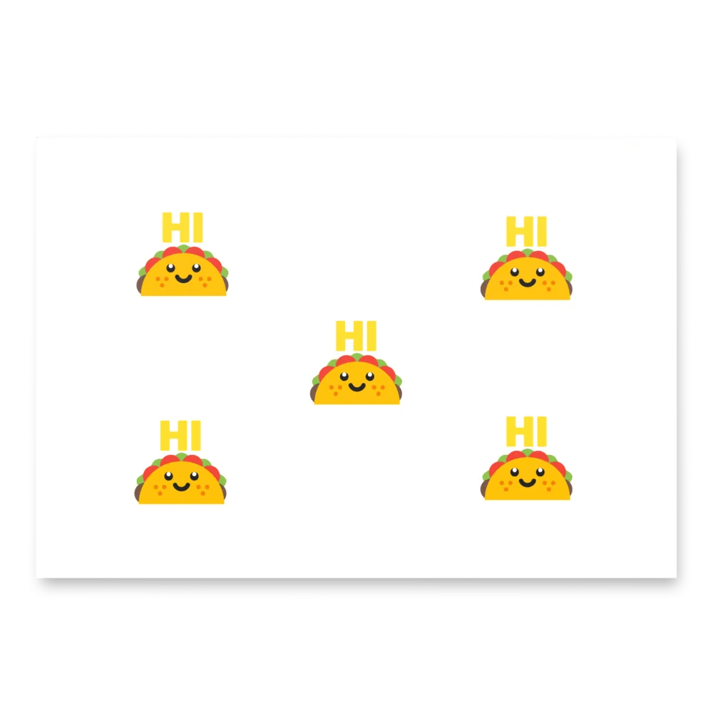 Paco Taco Wrapping Paper Set product image (3)