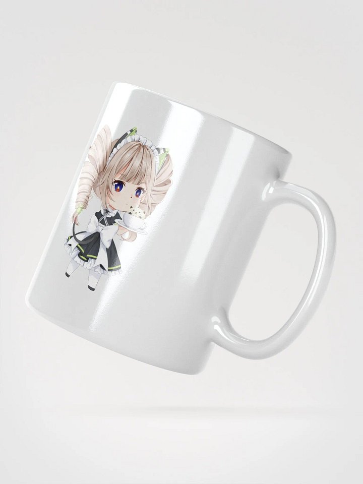 White Glossy Mug - Shiro Maid (Tower of Fantasy) product image (2)