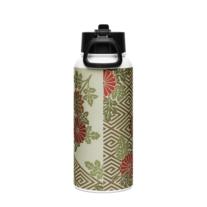 Chrysanthemum. 32oz Stainless Steel Water Bottle product image (2)