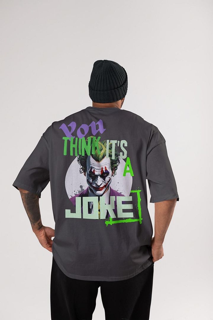 You think it's a joke unisex faded oversizedt-shirt product image (1)