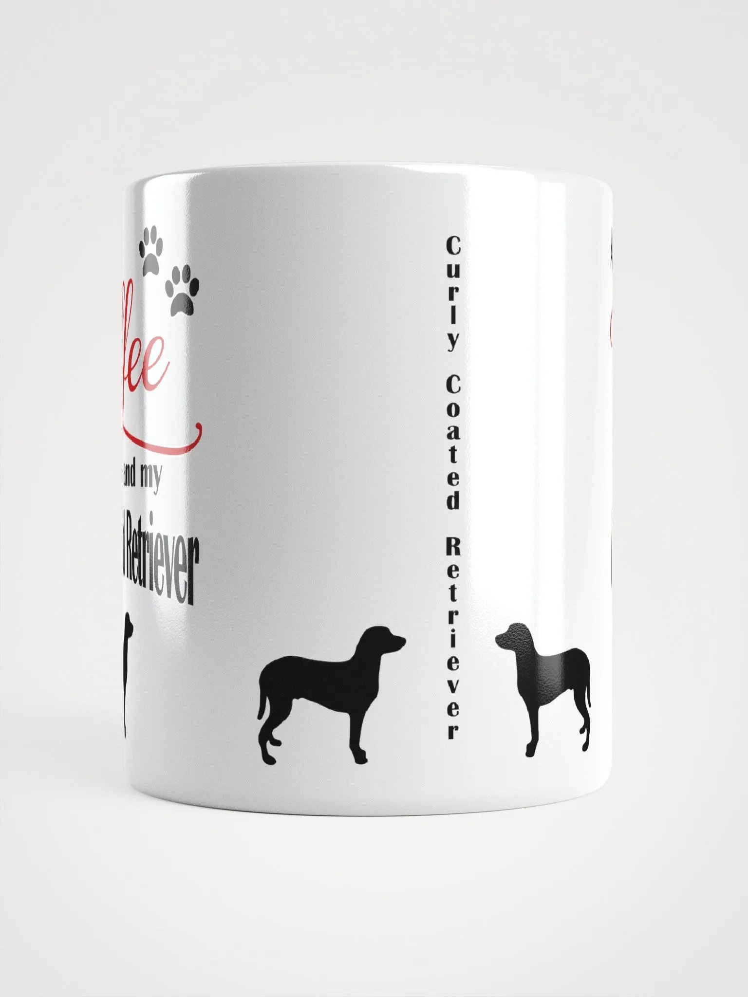 Coffee and my Curly Coated Retriever Mug product image (5)