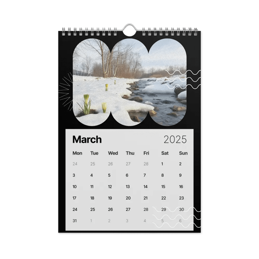 SEASONAL NATURE WALL CALENDAR 2025 product image (9)