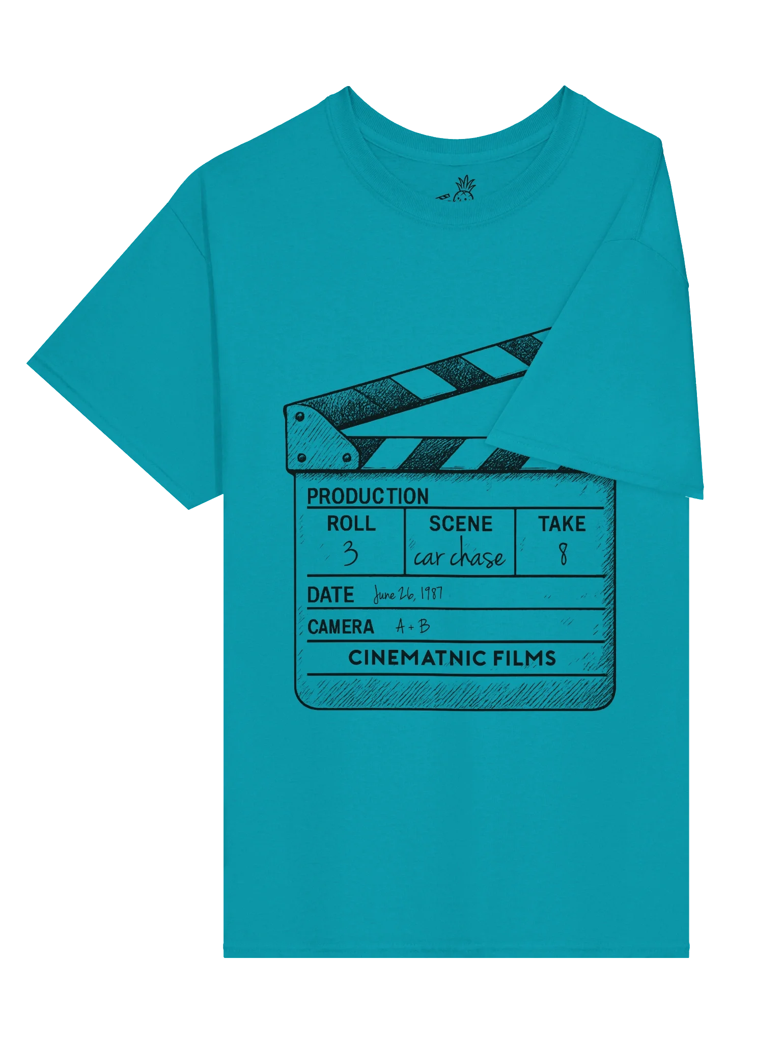 Film Director Clapperboard Boxy Fit Unisex T-Shirt product image (25)