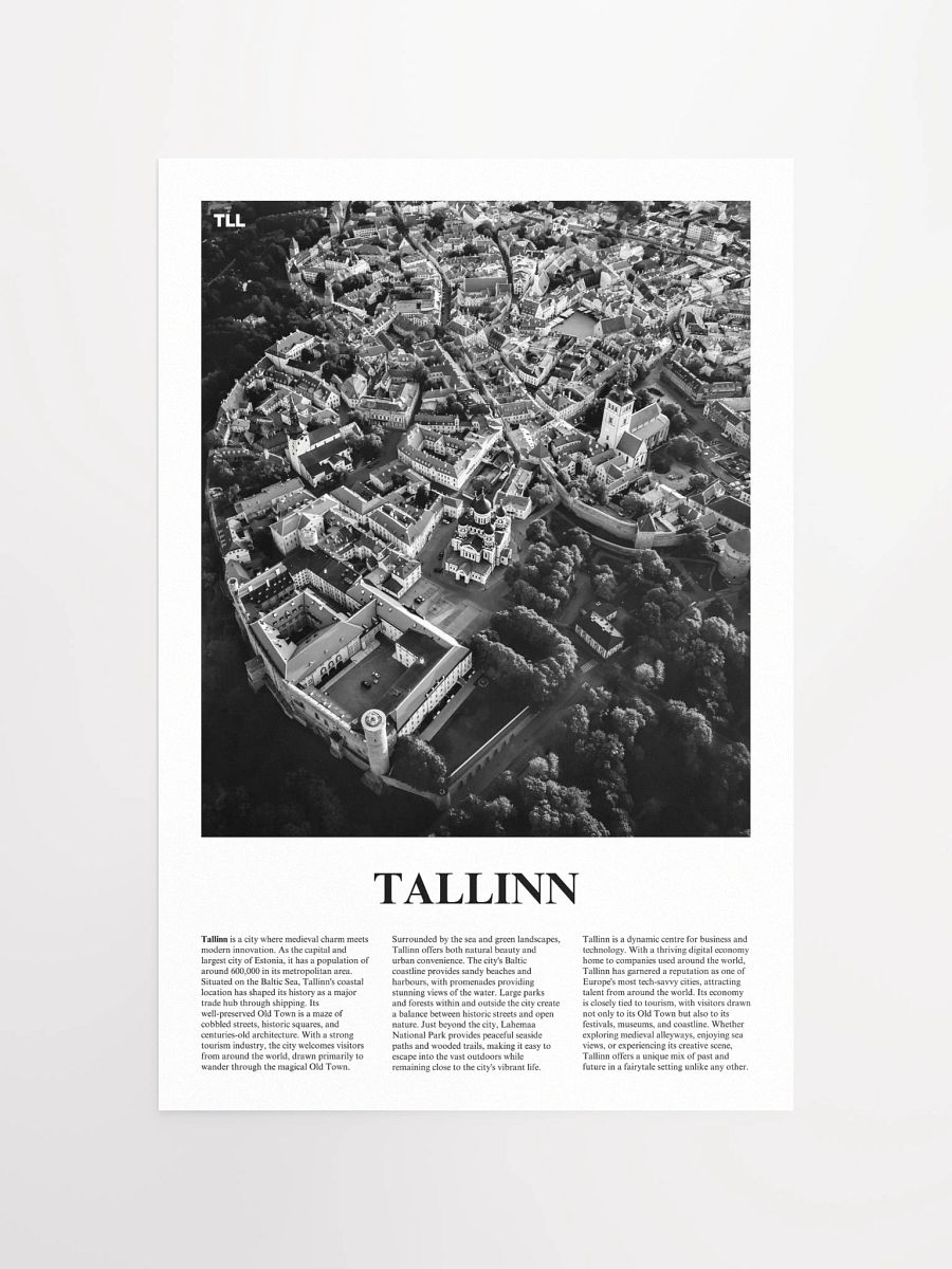Tallinn 03 Newspaper Poster product image (9)