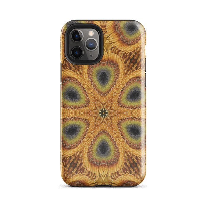 Tough Phone Case for iPhone® - Abstract Geometric Design - Alien Fruit Cross-Section product image (2)