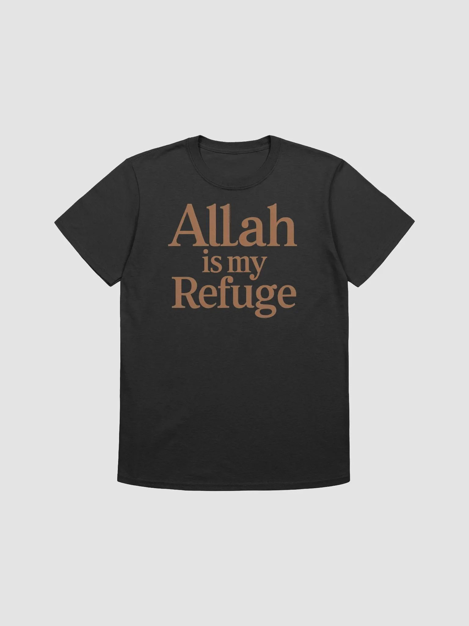 Allah Is My Refuge - Comforting and Inspirational Graphic Tee product image (1)