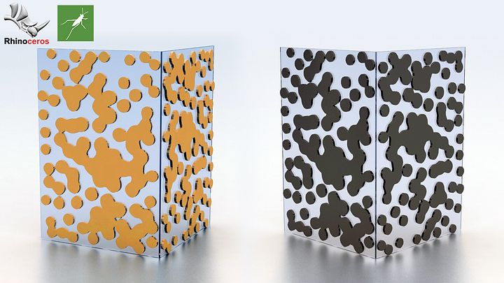 Parametric Facade Design Over Surface Grasshopper Rhino Files Download product image (1)