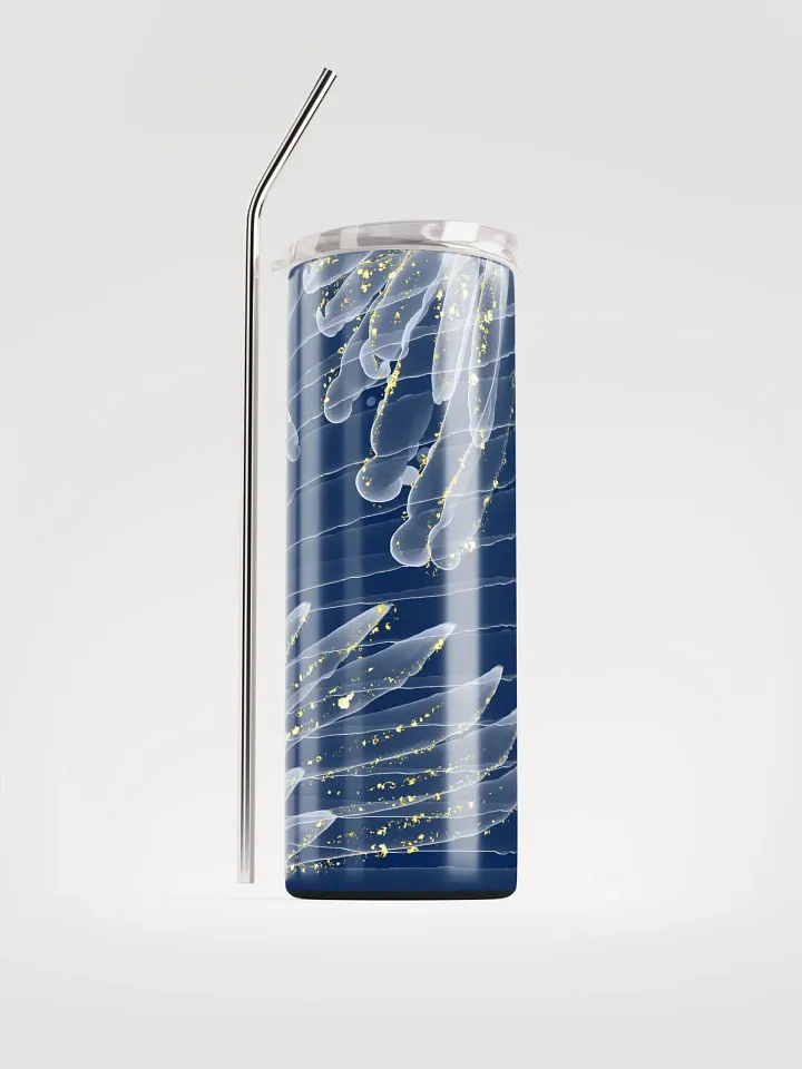 Golden Feather Stainless Steel Tumbler product image (1)