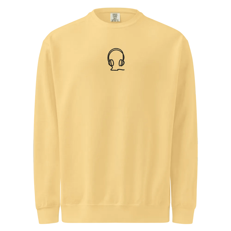 Headphone embroider Comfort Sweatshirt product image (5)
