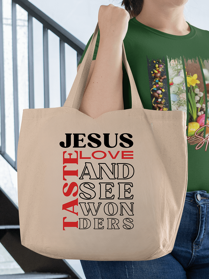 Taste JESUS Love Eco Tote bag product image (1)