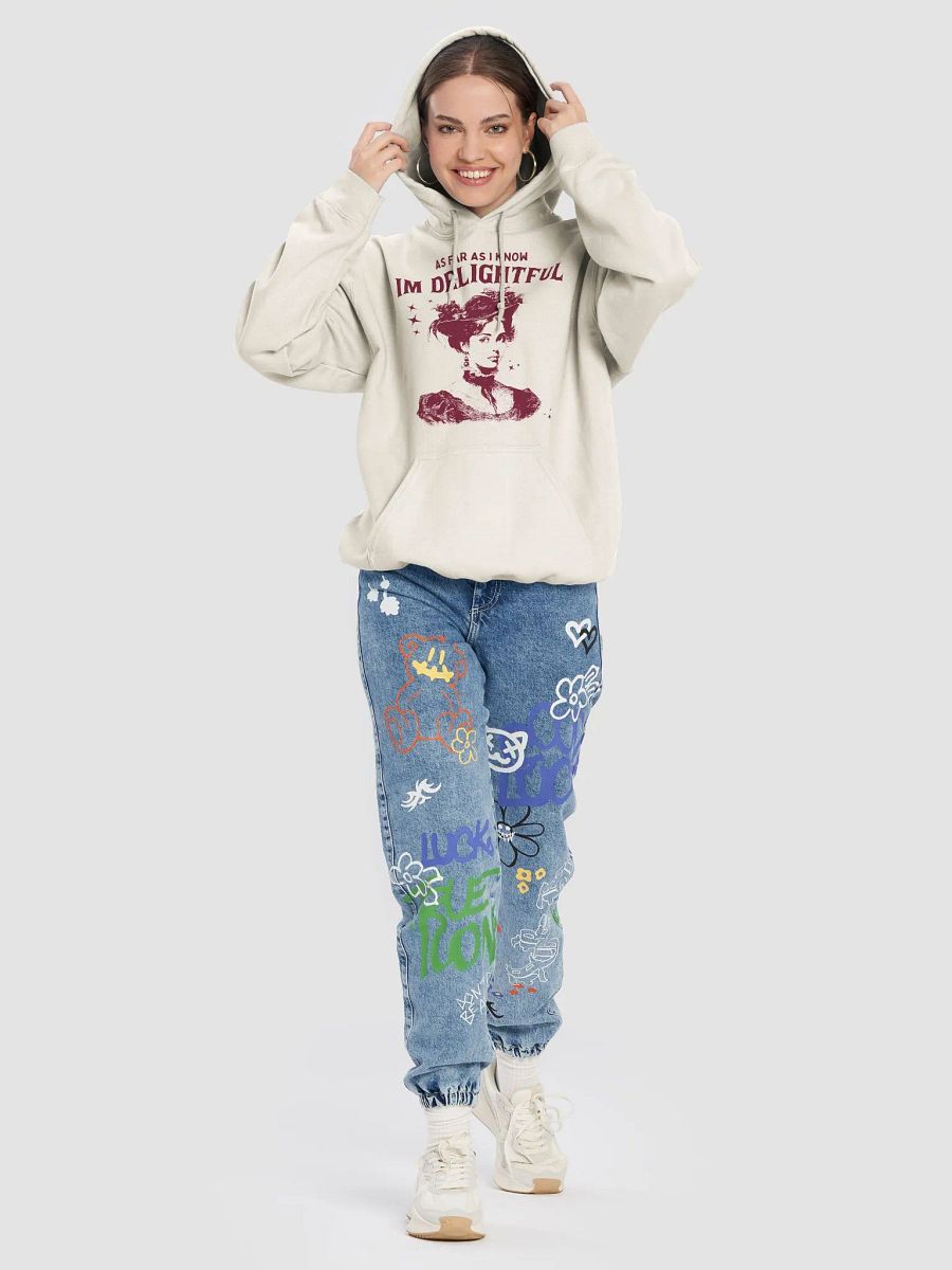 As far as I know I'm delightful Hoodie product image (8)