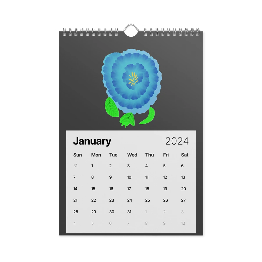 Isolated Flowers 2024 Calendar product image (15)