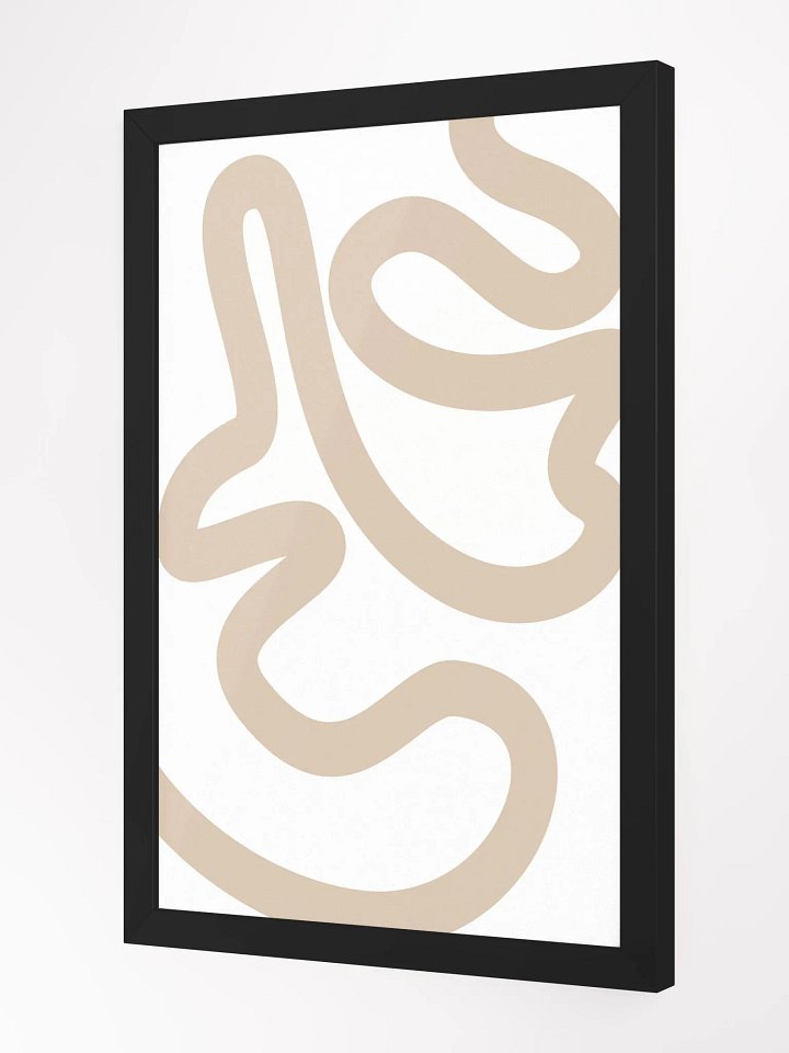 Ethereal Wave Framed Matte Poster product image (9)