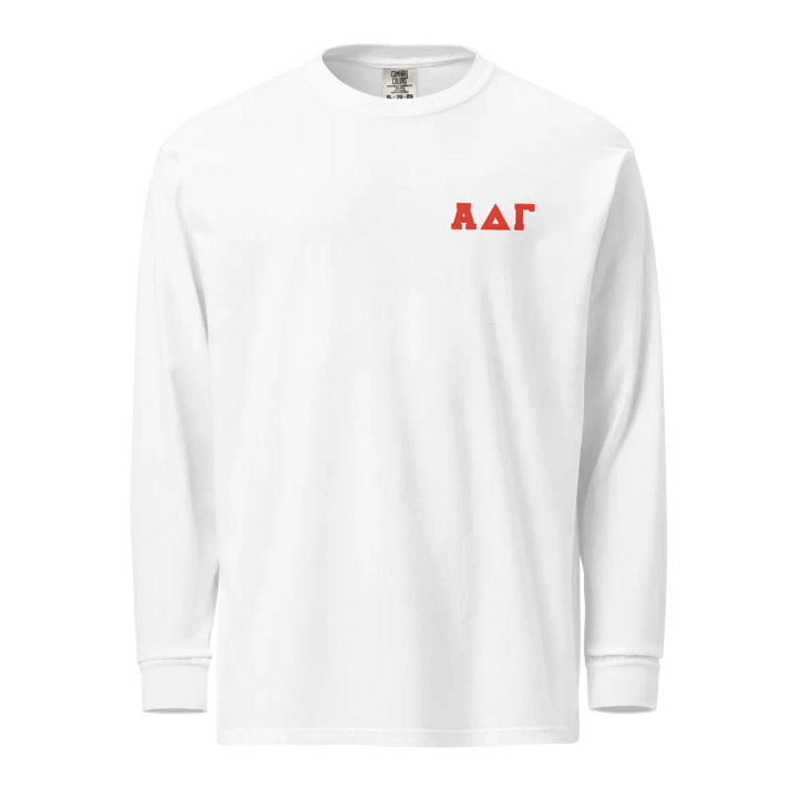 Alpha Delta Gamma Flag Tee - Long Sleeve product image (1)