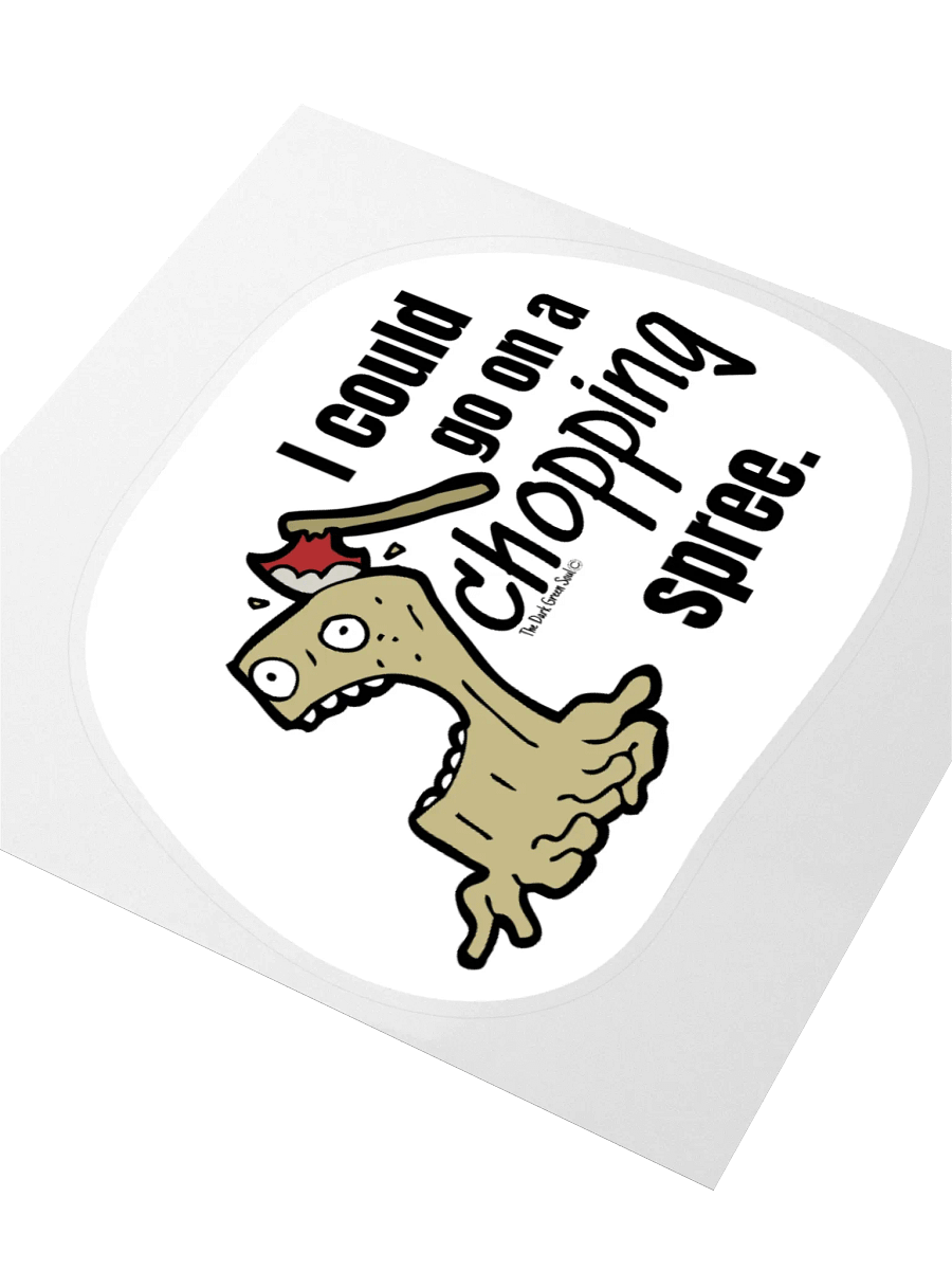 Chopping Spree Black - Sticker product image (7)