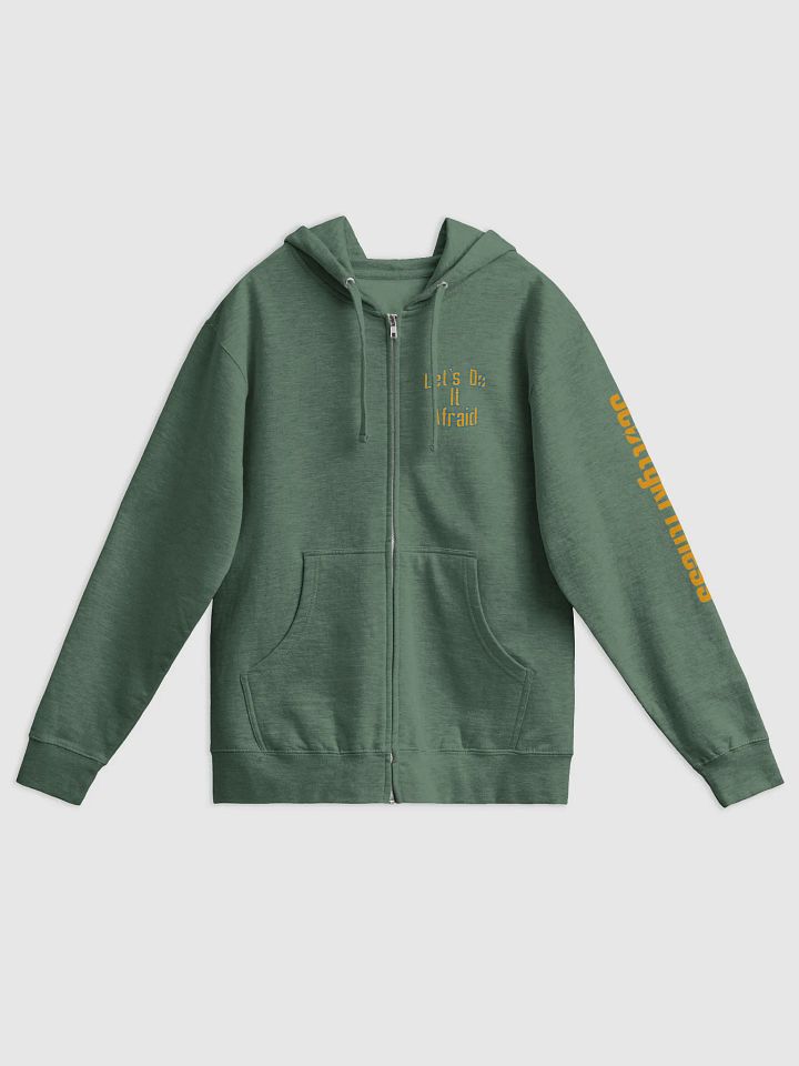 Let's Do It Afraid Zip Up Hoodie product image (2)