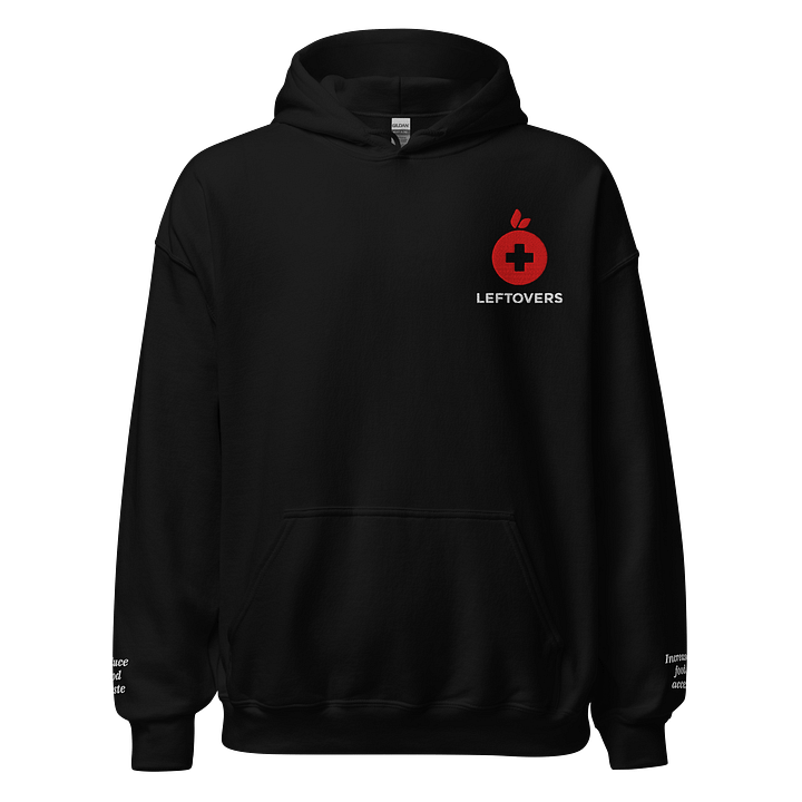 Leftovers Embroidered Hoodie (Black) product image (1)