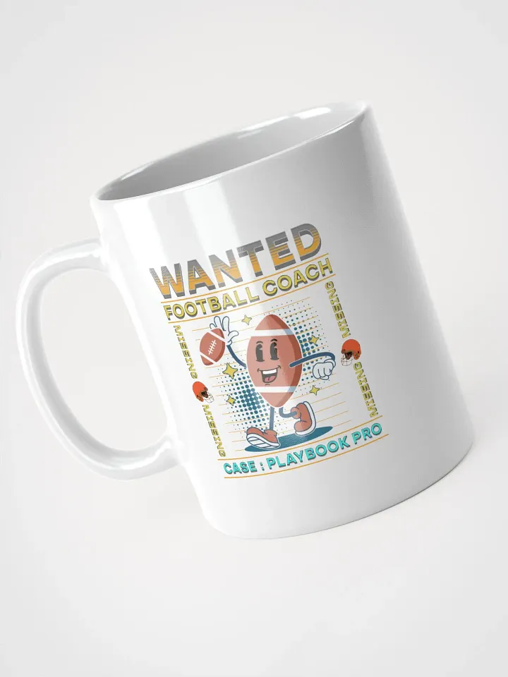 Wanted Coach Football Mug product image (2)