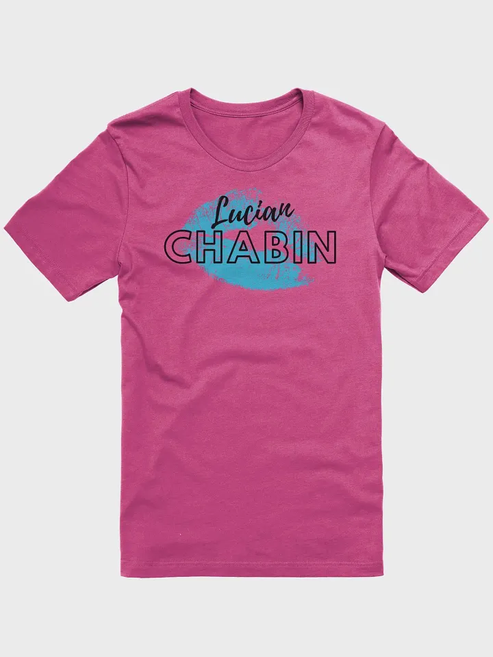 Lucian Chabin Black Text Blue Design Tee product image (8)