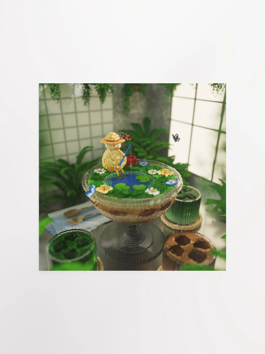 Tiny Fishing 🌙 Art Print product image (1)