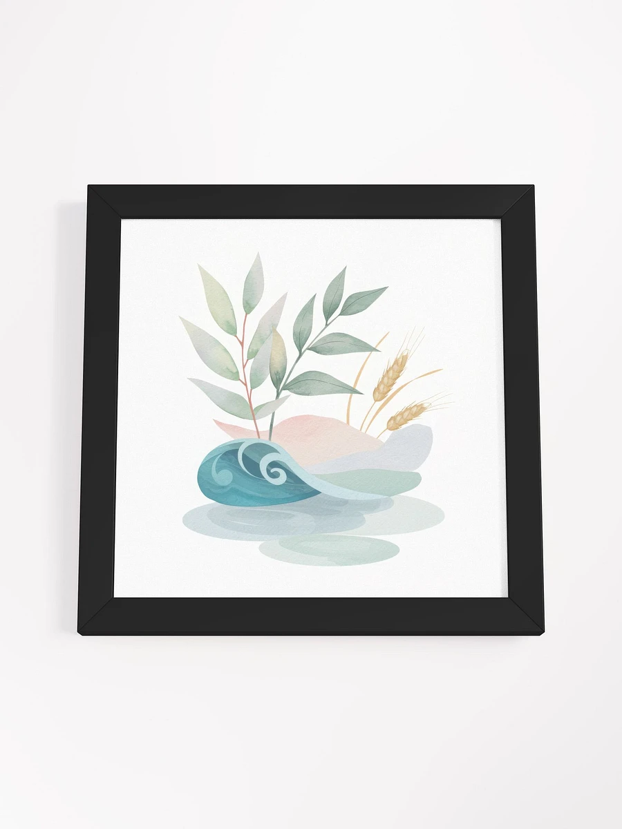 Nature's Harmony Watercolor - Framed Poster product image (4)