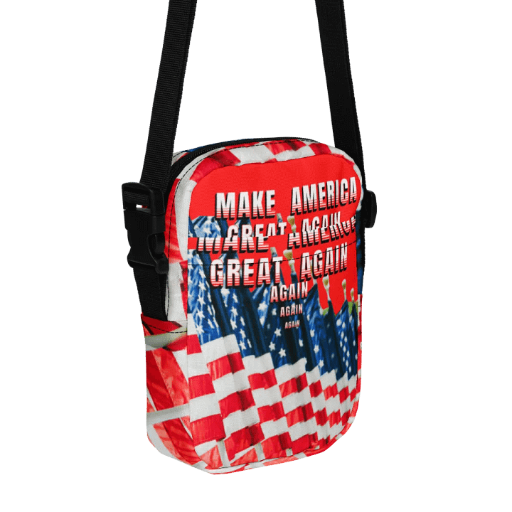 Trump Rally All-Over Crossbody Bag for Maga moms dads friends product image (1)