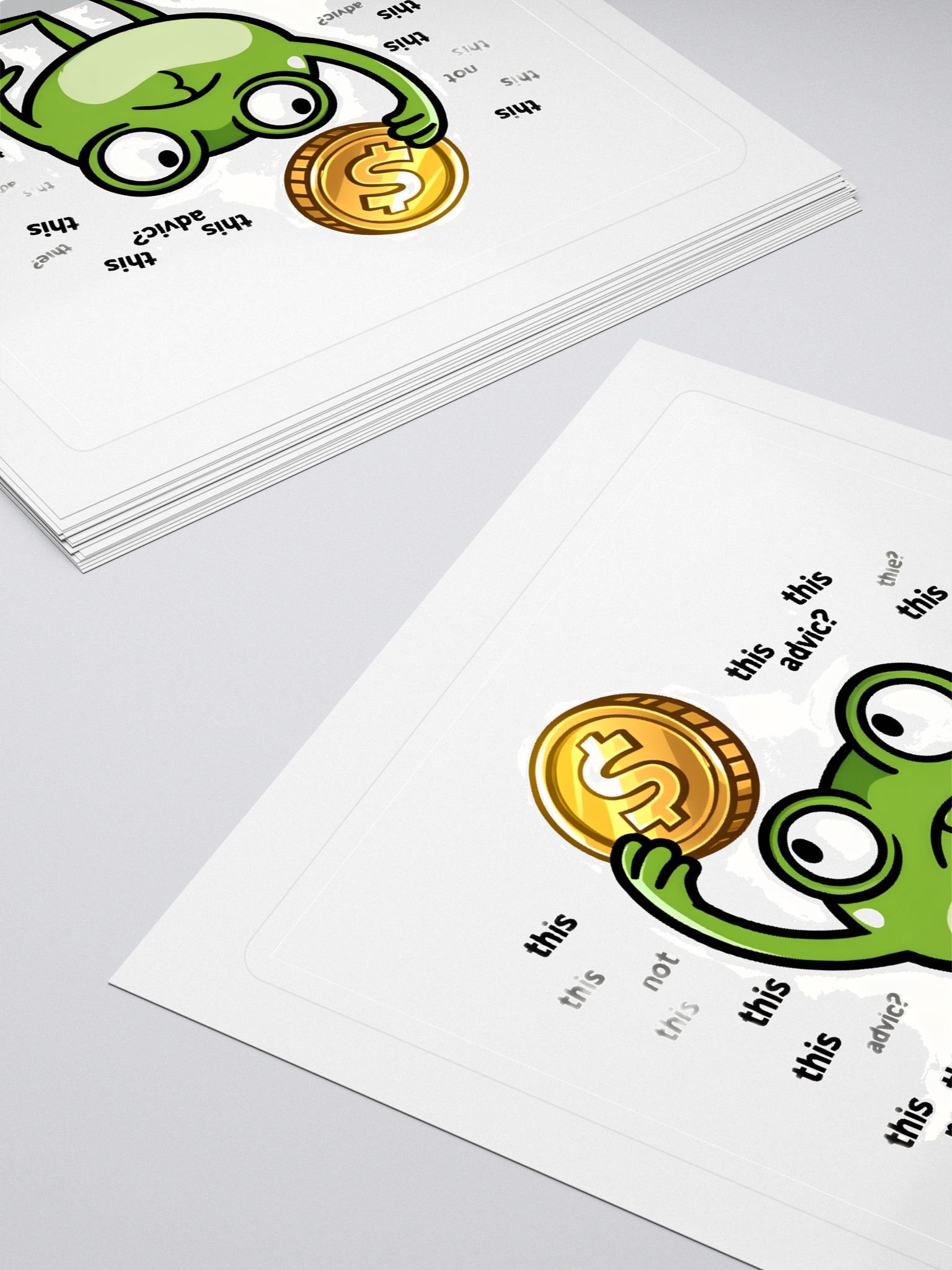 Funny Finance Frog Sticker product image (4)