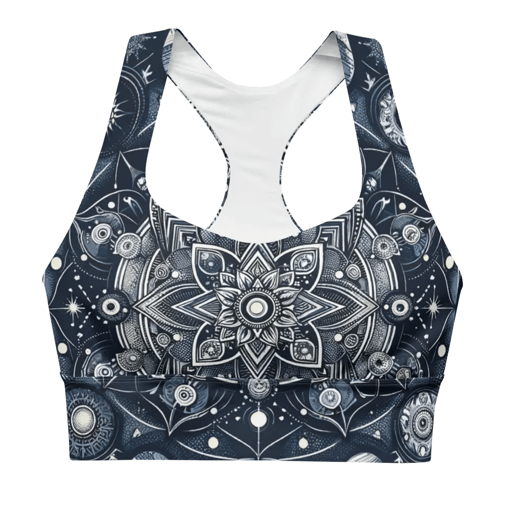 All-Over Print Longline Sports Bra product image (2)