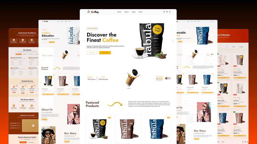 ☕ Build & Deploy a Coffee Shop E-Commerce Website with React, Next.js, TailwindCSS, Shadcn UI & AOS product image (7)
