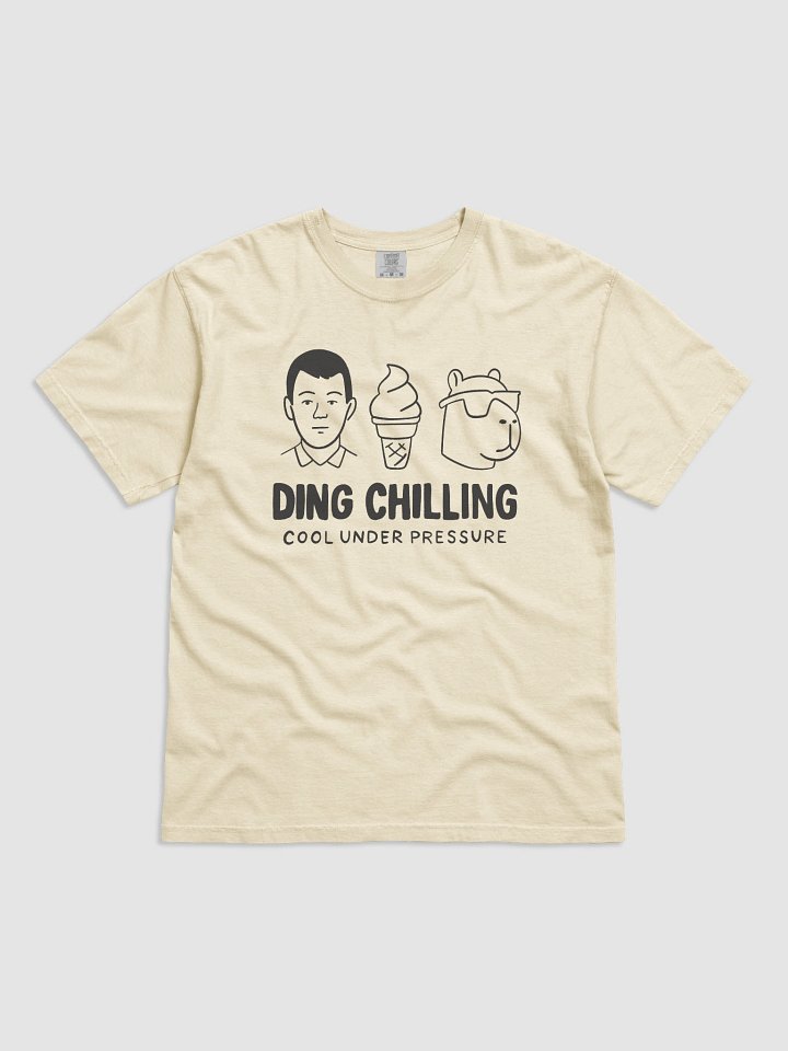 Ding Chilling – Cool Under Pressure | Funny Chess Meme Design | T-Shirt Light product image (1)