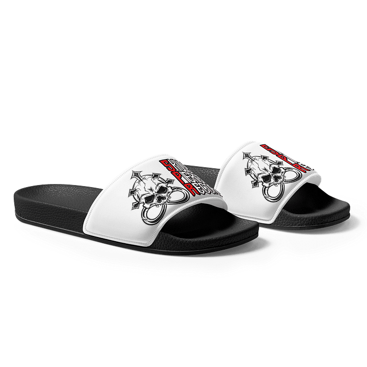 Skull Piercing Records Men's Slides product image (2)