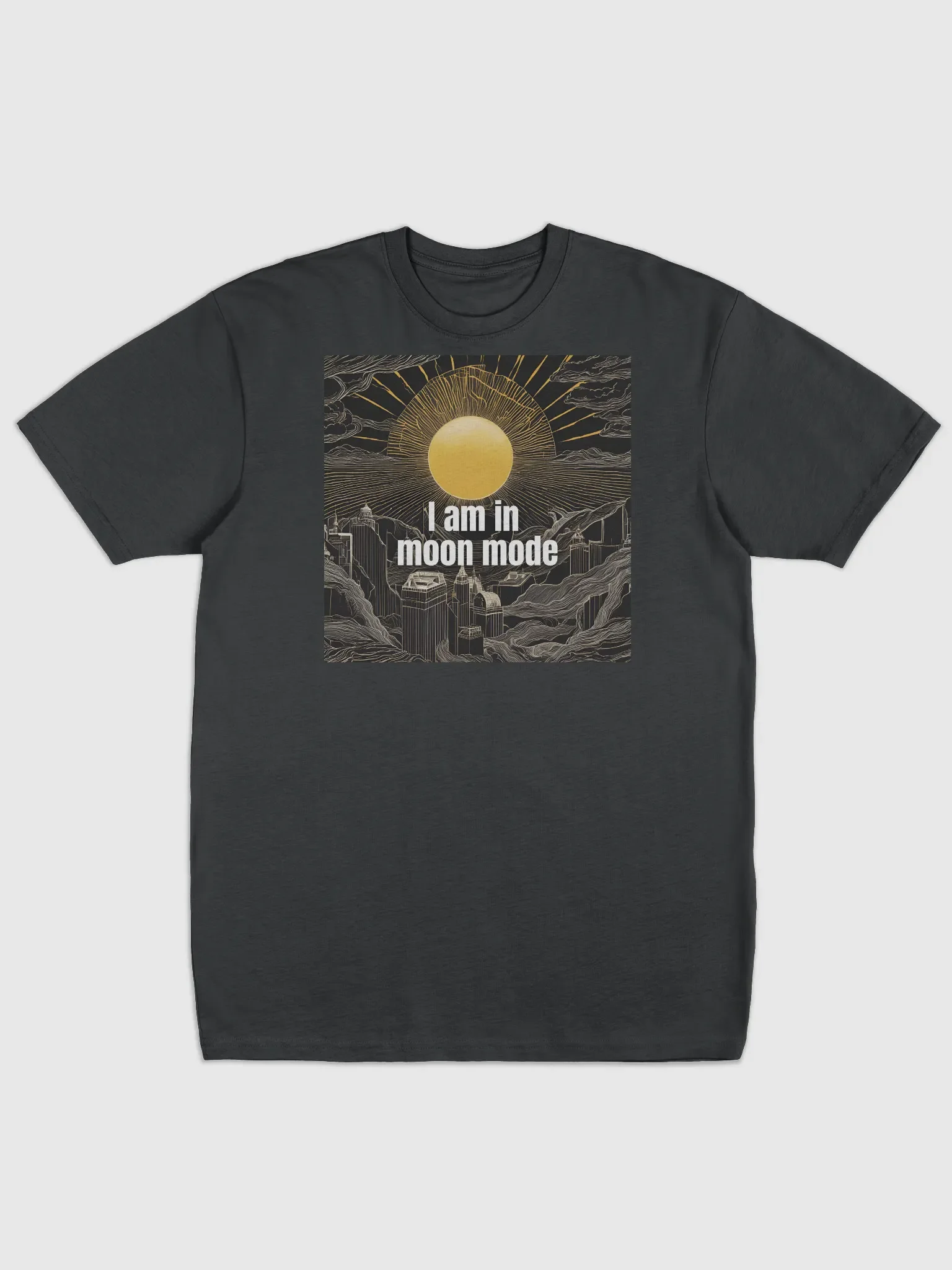 Sunlit Moon Mode Men's Premium Heavyweight Tee product image (1)