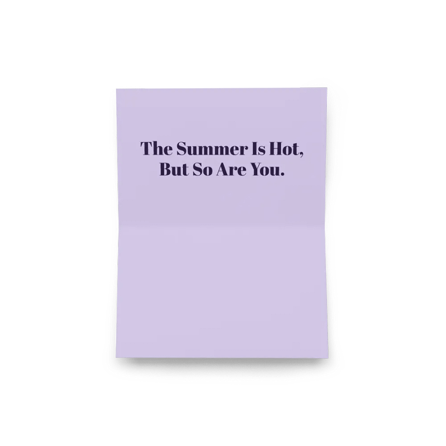 Summer Bean Rizz Card product image (3)