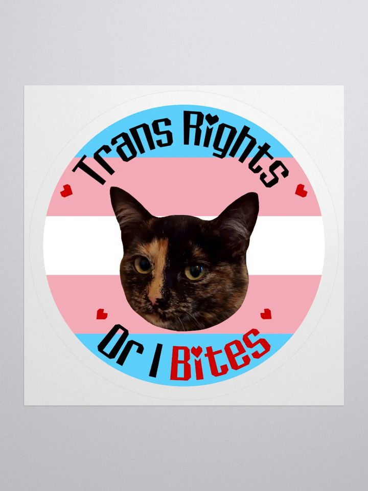 Trans Rights or I Bites Sticker product image (3)