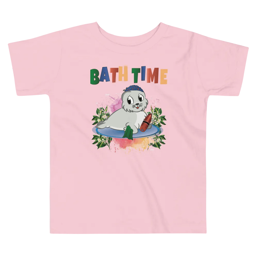 Bath Time Funny Colorful Bella +Canvas Toddler T-Shirt – Funny Shirt & Gift for Kids product image (4)