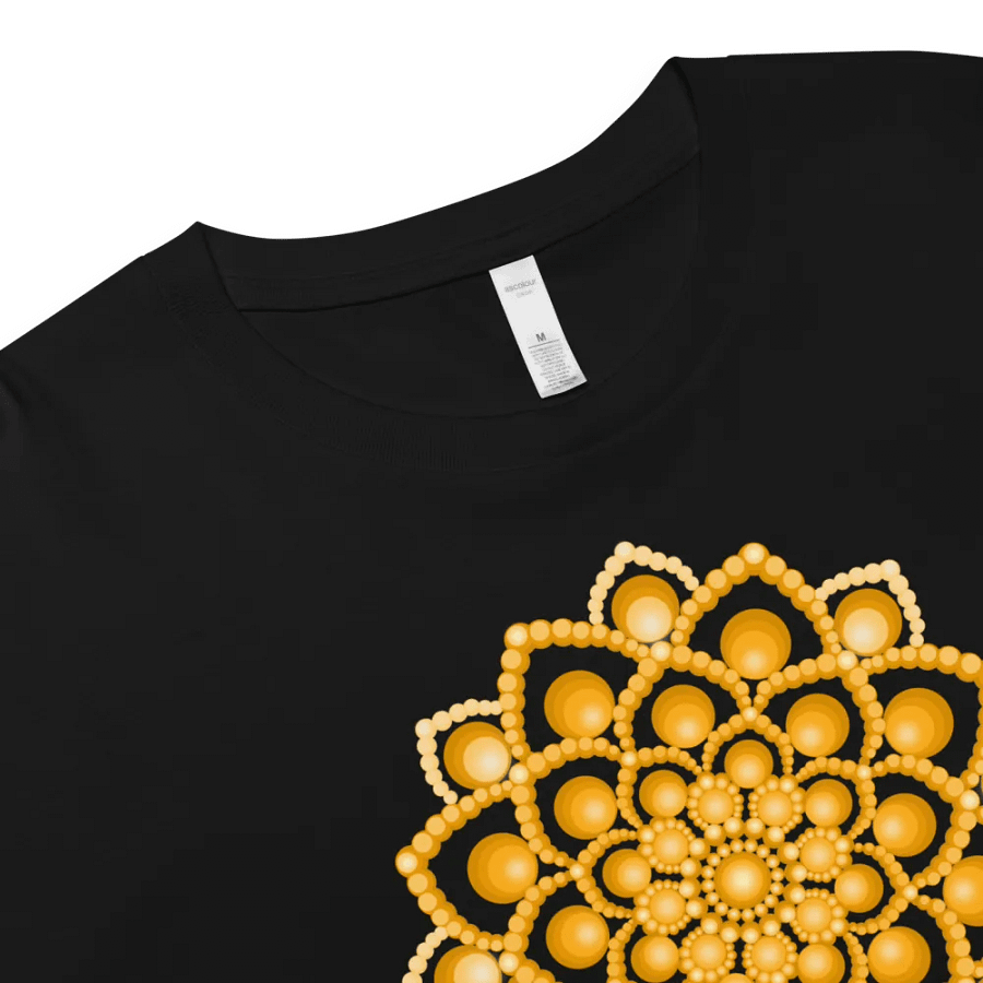 Orange Flower Mandala Crop Top product image (4)