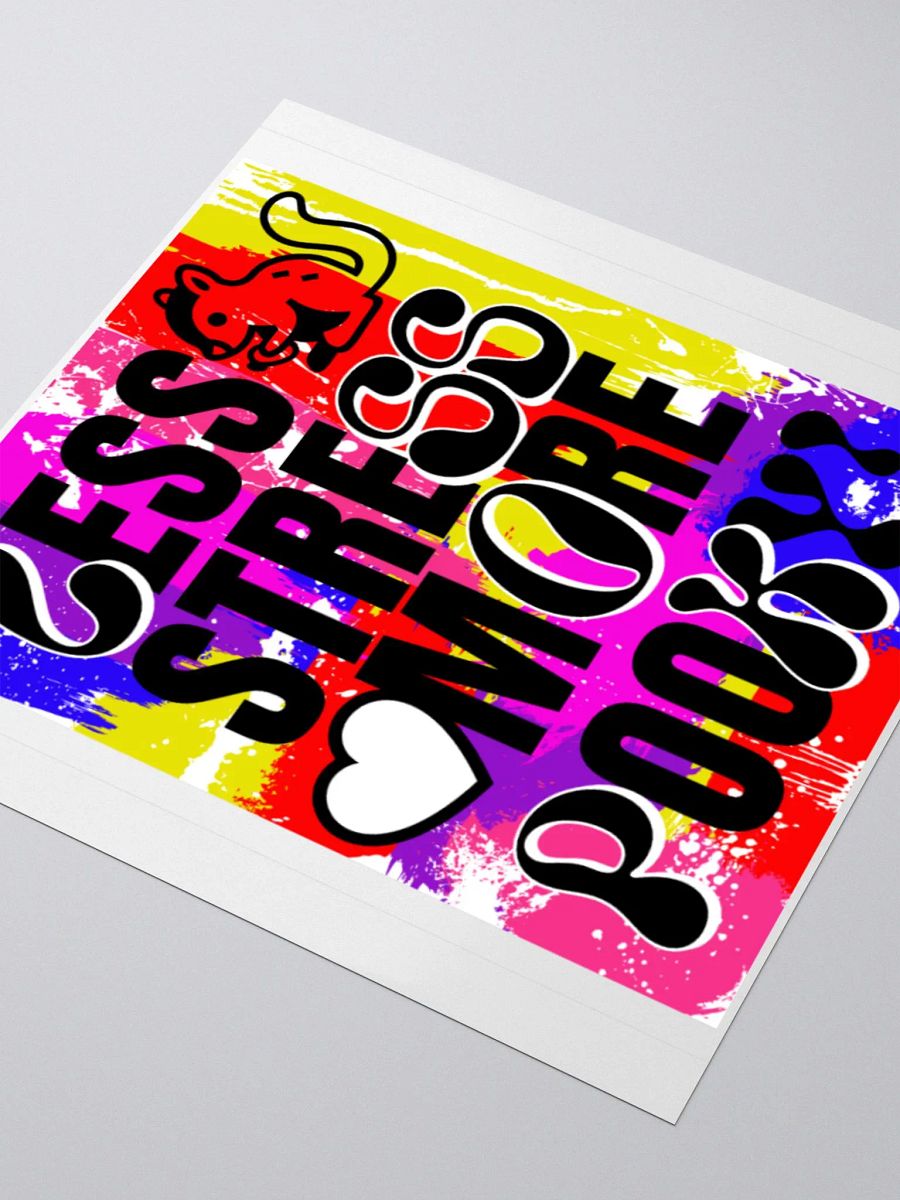 LESS STRESS, MORE POOKY Stickers product image (7)