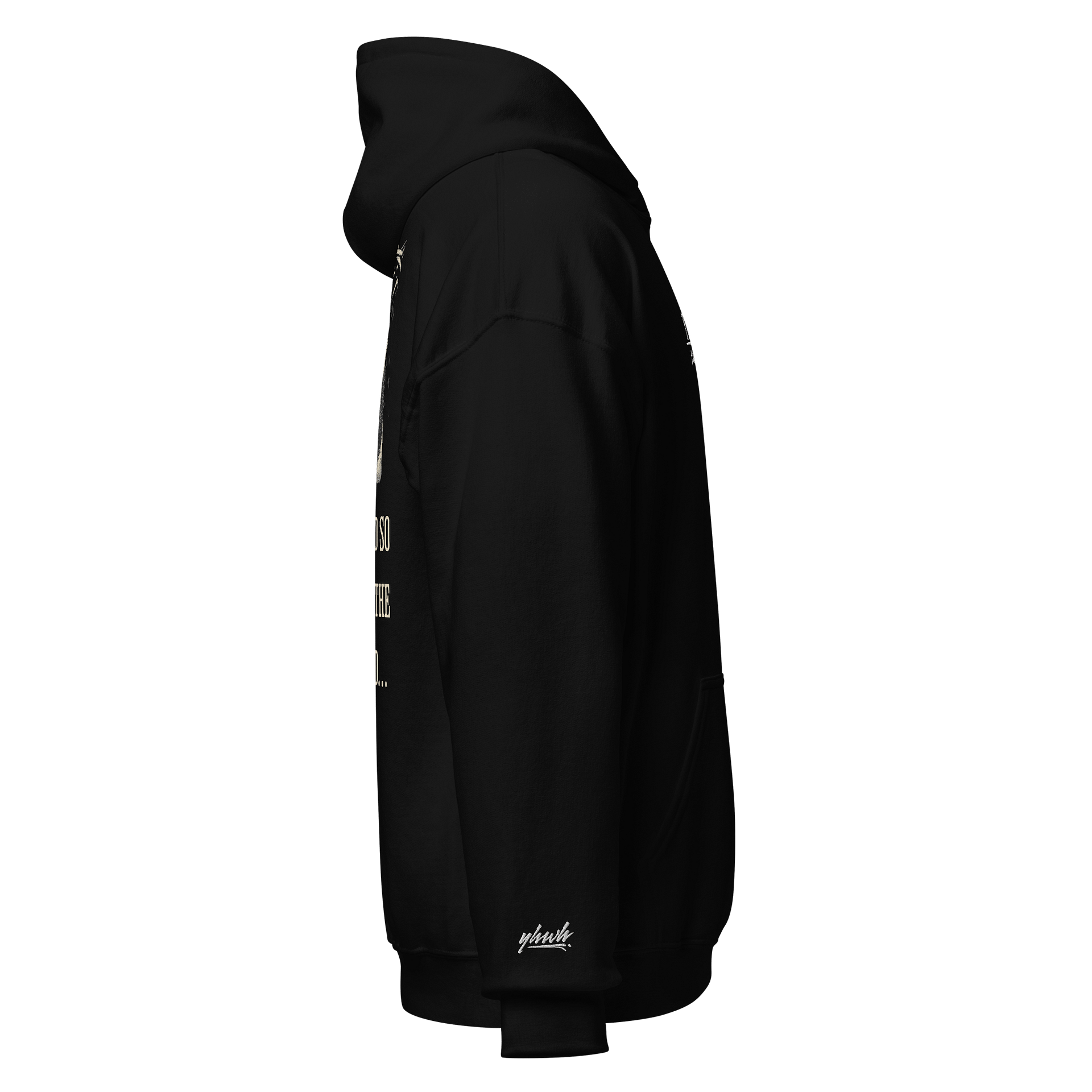 YHWH "John 3:16" Classic embroidered hoodie product image (3)