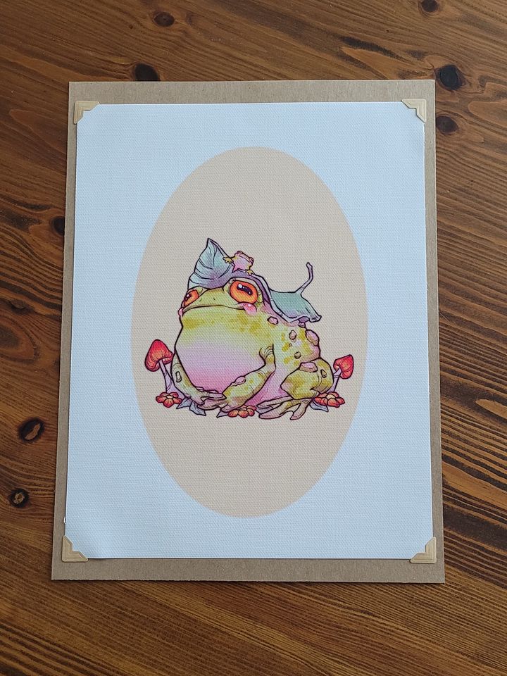 Toad and Baby Canvas Print product image (1)